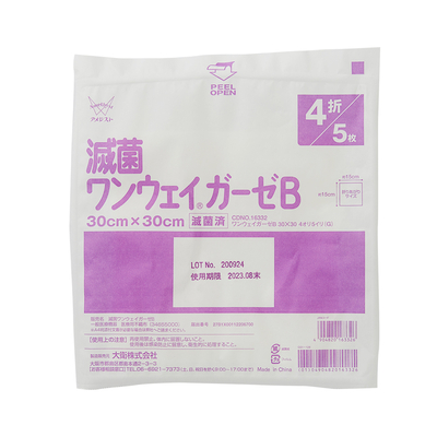 16332_ワンウェイガーゼB30×30+4